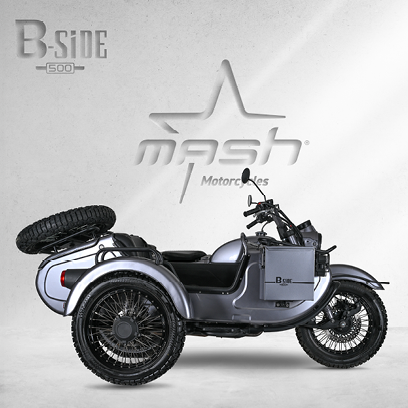 Mash Motorcycles lance son nouveau Side-Car  “Le B-Side” en 500cc